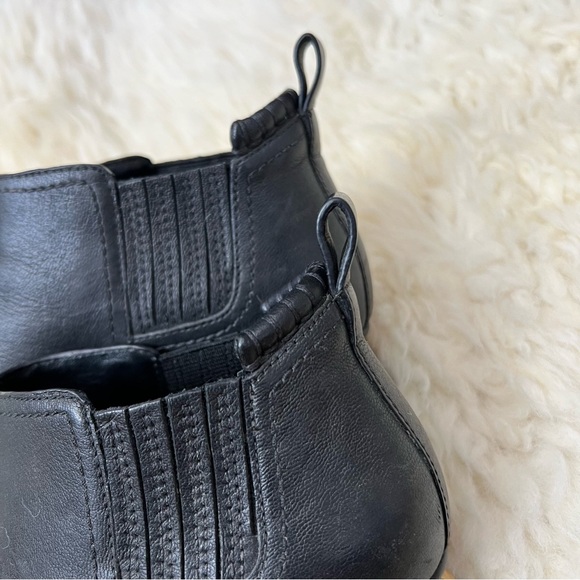 Alexander Wang Kori Leather Ankle Boots Size 6 Black - Picture 6 of 8